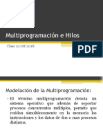 Multiprogramación e Hilos
