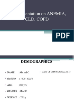 Case Presentation On ANEMIA, CLD, Copd