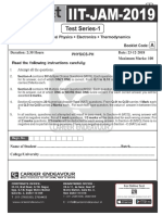 Iit Jam Physics Test Series 1 For Website
