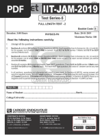Iit Jam Physics Test Series 5