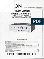 Denon PMA 501 Service Manual