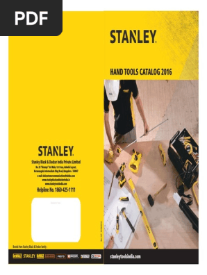 Catalogo Stanley 2016 3 Mechanical Engineering Metalworking