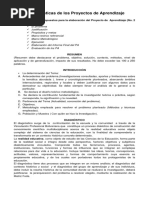 Proyectos de Aprendizaje: Guía Completa | PDF | Planificación | Aprendizaje