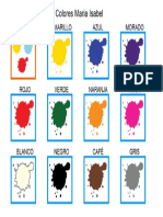 Fichas para imprimir para aprender los colores