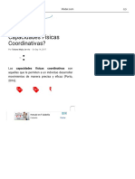 ¿Qué Son Las Capacidades Físicas Coordinativas - Lifeder PDF