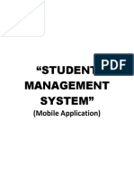 FInal Year Project Student Managment System