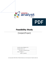 Feasibility Study Template