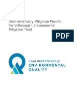 Utah Beneficiary Mitigation Plan For The Volkswagen Environmental Mitigation Trust