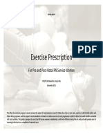 Exercise Prescription: For Pre and Post Natal RN Service Women