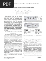 A Taxonomy of Cyber Attacks On SCADA Sys