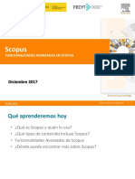 Funcionalidades avanzadas de Scopus