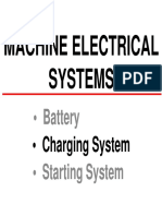 Machine Electrical Systems: - Battery