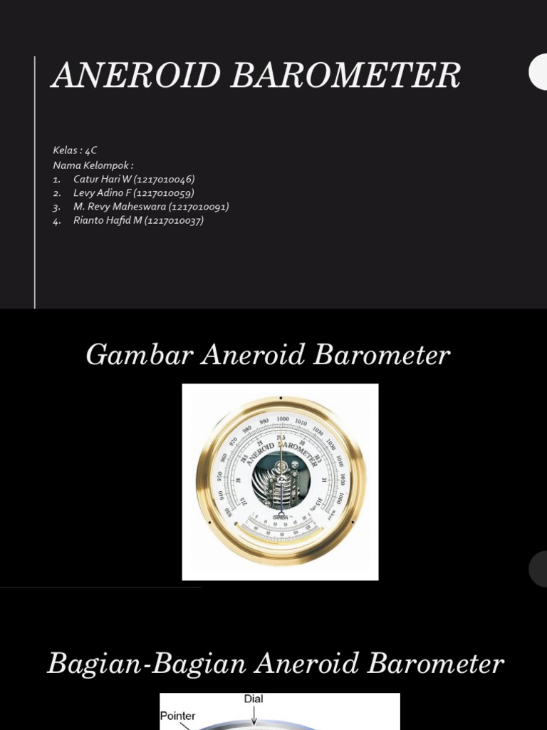 Kelebihan dan Kekurangan Barometer Aneroid | PDF