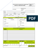 Solicitud Gestión de Servicios de Laboratorio Docencia - Proyección Social