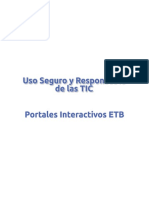 Uso Seguro y Responsable de Las TIC PDF