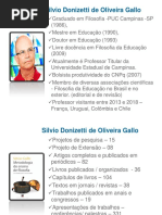 Apresentação Silvio Gallo