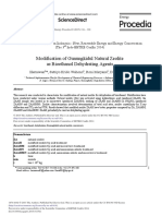 Modification of Gunungkidul Natural Zeolite As Bioethanol Dehydrating Agents