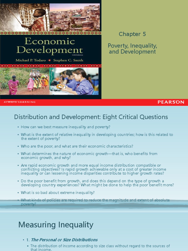 Measuring Poverty and Inequality Dynamics | PDF | Economic Inequality ...