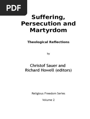 Sauer u0026 Howell - Suffering, Persecution and Martyrdom  PDF 