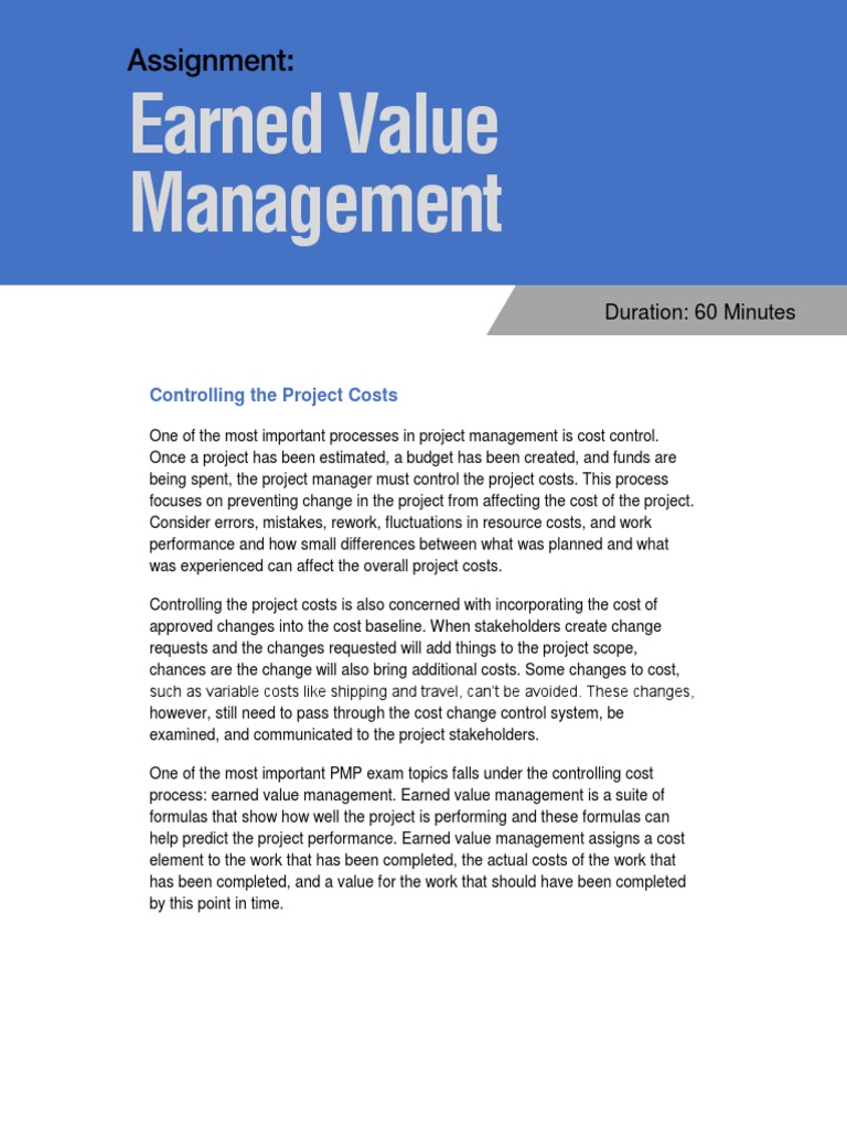 13 Earned Value Management | PDF | Project Management | Teaching ...