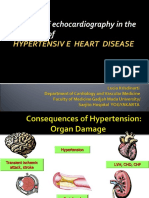 The Role of Echocardiography in The Diagnosis Of: Hypertensiv E Heart Disease