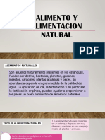 Alimento y Alimentacion Natural