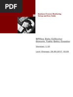 Setup Guide Table Entry Counter