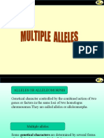 Multiple Alleles