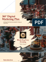 360º Digital Marketing Plan For Black Dog Easy Evening