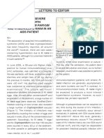 Concomitant Severe Infection With: Cryptosporidium Parvum