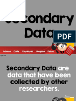 Secondary Data Analysis