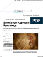 Evolutionary Path of Psychology