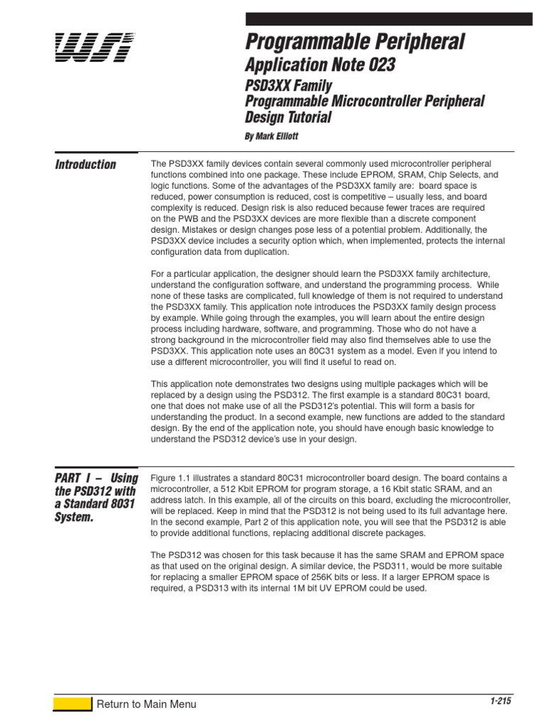 Wsi PSD | PDF | Microcontroller | Computer Program