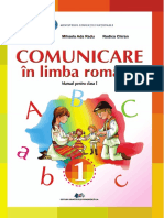 CLASA I - Comunicare in Limba ROMANA