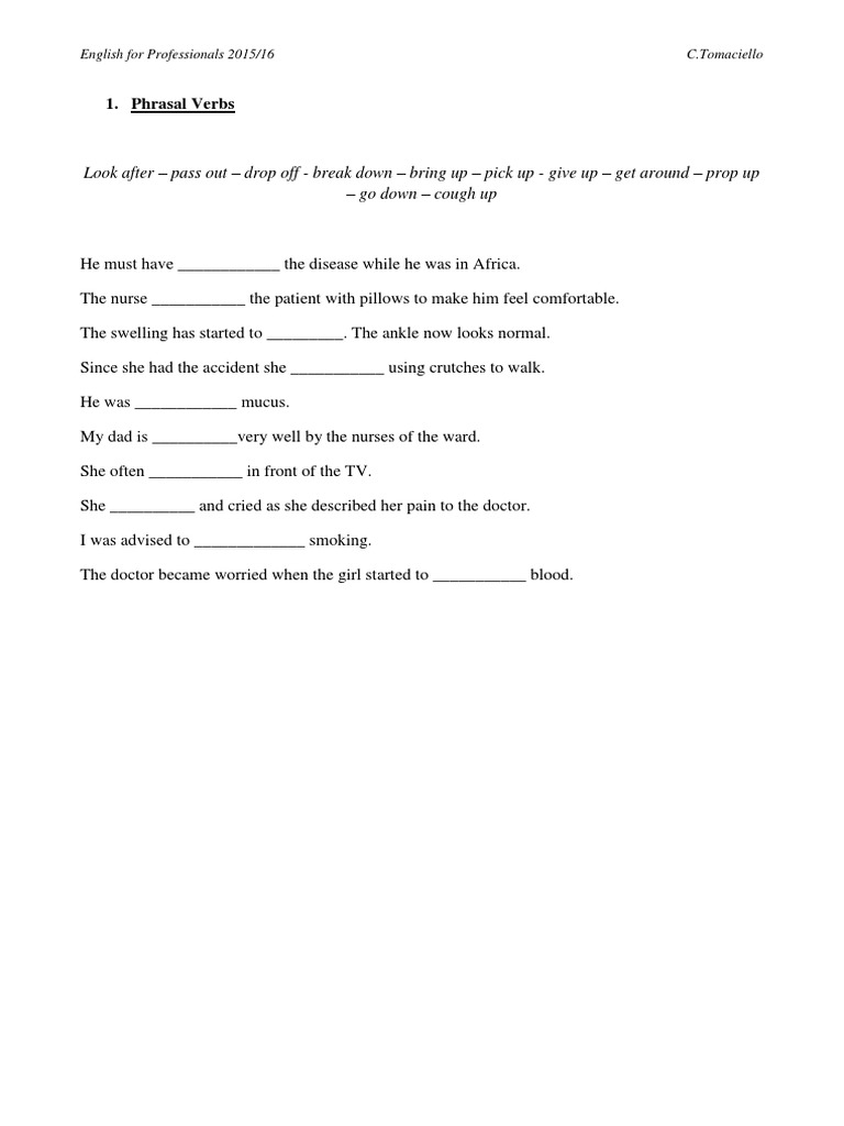 Essential Phrasal Verbs for Professionals | PDF