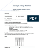 Engineering Statistics Chapter on Random Variables and Probability Distributions