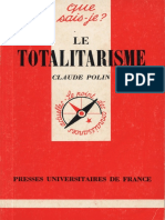 Polin, Claude - Le Totalitarisme