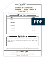 THERMAL EXPANSION, CALORIMETRY, ELASTICITY & VISCOSITY NOTES