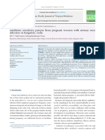 Ntibiotic Sensitivity Pattern From Pregnant Women With Urinary Tract Infection in Angalore, Ndia