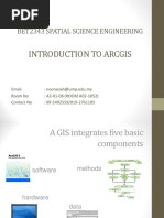 BET2343 1 - Introduction To ArcGIS