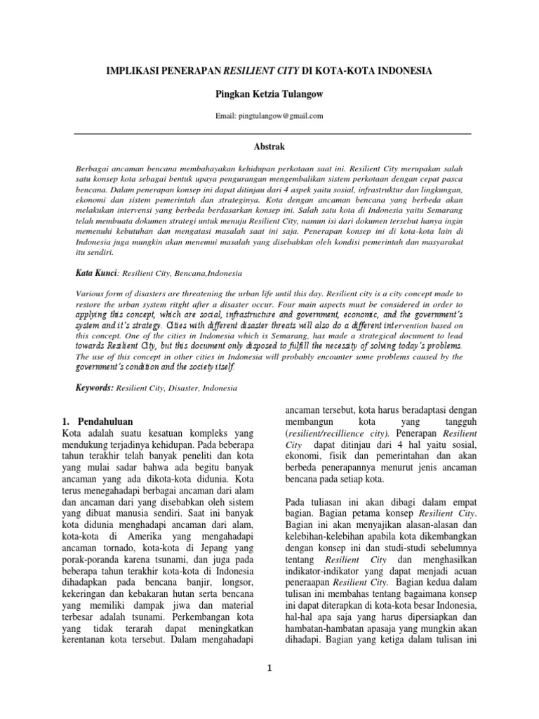 Resilient City PDF