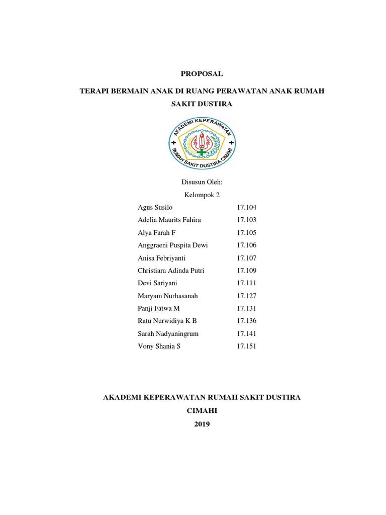 Proposal Terapi Bermain Anak Mewarnai Gambar