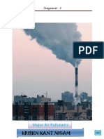 Krishn Kant Nigam: Major Air Pollutants