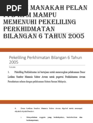 Tutorial 10 Sejauh Manakah Pelan Ppb Kpm Mampu Memenuhi Pekeliling Pdf