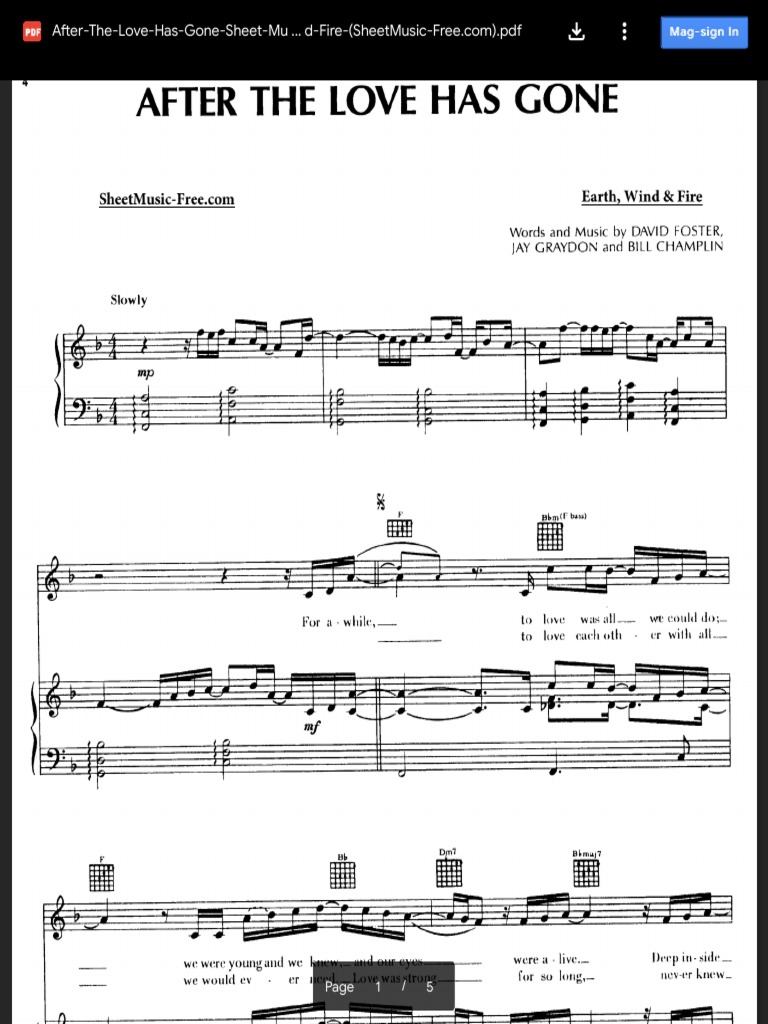 Pahina Chords and Piano Sheet | PDF