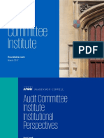 Audit Committee Institute: Roundtable Event