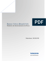 Banco Volvo - Gerenciamento de Riscos - 30.09.2018