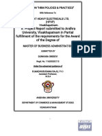 HRM POLICIES PRACTICES-bhel PDF