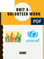 Unit 4: Volunteer Work