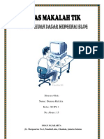 Download Tugas Makalah Tik-Blog-Dianisa R-XI IPA 1 by rizkikadanis SN41135452 doc pdf